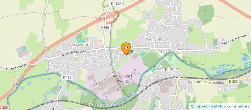 localisation de l'entreprise MONSIEUR JEAN BERNARD MARLIERE  BOUSSOIS