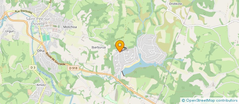 localisation de l'entreprise MONSIEUR JEAN-BERNARD MARTINEZ  SAINT-PEE-SUR-NIVELLE