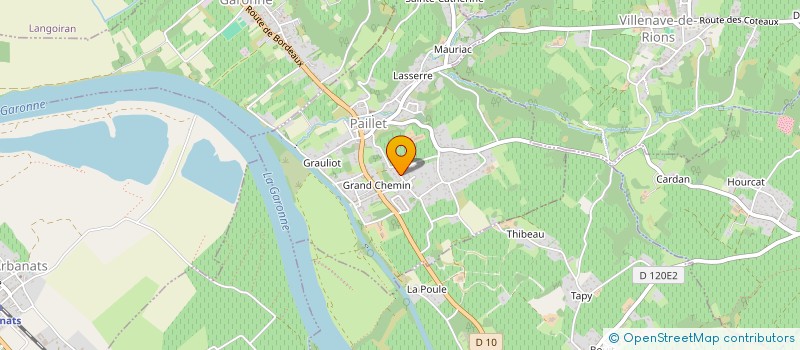 localisation de l'entreprise MONSIEUR JEAN-BERNARD NADEAU à PAILLET