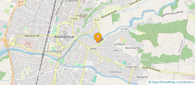 localisation de l'entreprise MONSIEUR JEAN-BERNARD OTH  MONTELIMAR