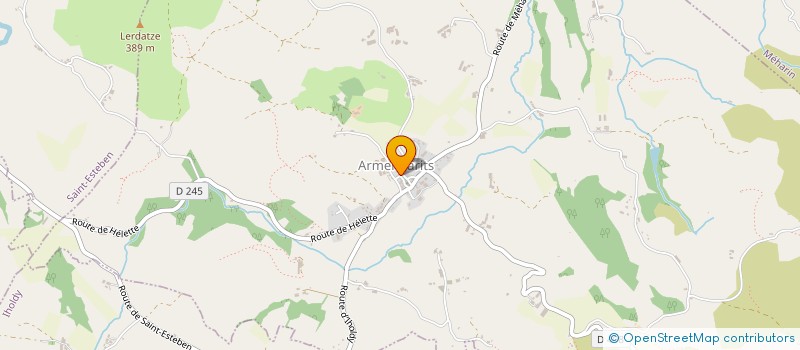 localisation de l'entreprise MONSIEUR JEAN-BERNARD POCHELU  ARMENDARITS