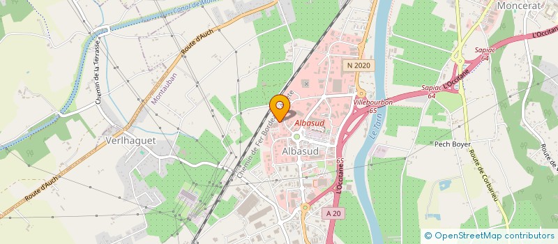 localisation de l'entreprise MONSIEUR JEAN BERNARD POUCHET  MONTAUBAN