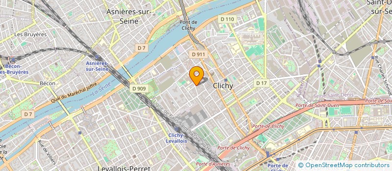 localisation de l'entreprise MONSIEUR JEAN-BERNARD ROBIN à CLICHY