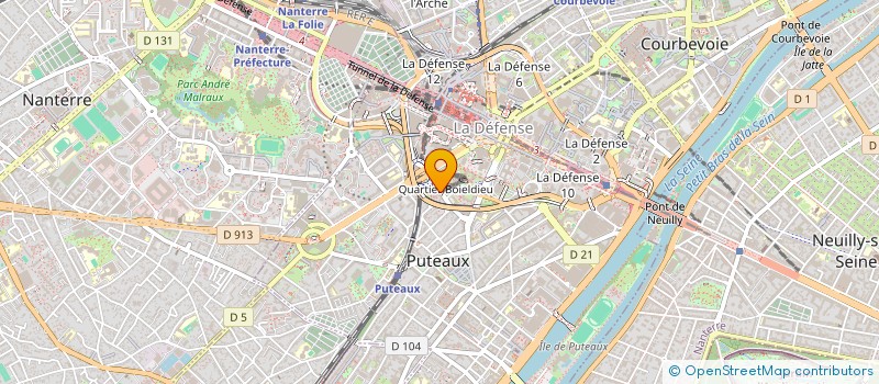 localisation de l'entreprise MONSIEUR JEAN-BERNARD ROBINO  PUTEAUX