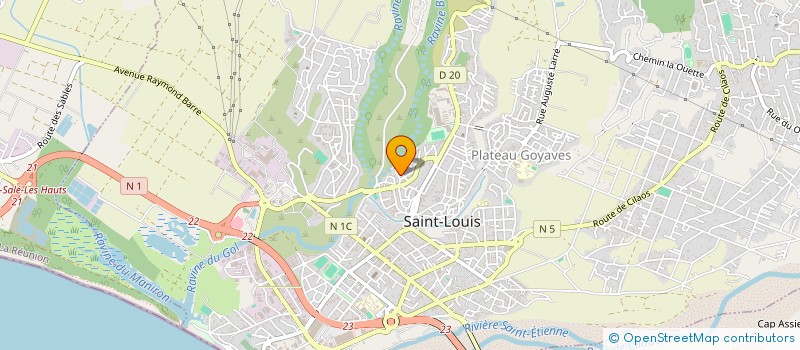 localisation de l'entreprise MONSIEUR JEAN BERNARD ROSE à SAINT-LOUIS