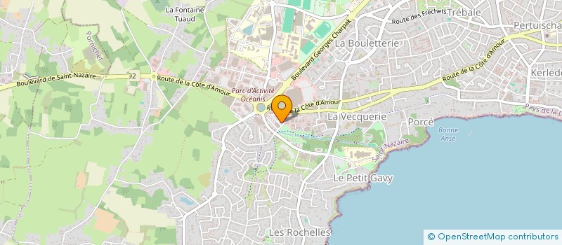 localisation de l'entreprise MONSIEUR JEAN-BERNARD RUSSON  SAINT-NAZAIRE