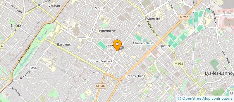 localisation de l'entreprise MONSIEUR JEAN-BERNARD SELVE  ROUBAIX