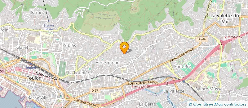 localisation de l'entreprise MONSIEUR JEAN-BERNARD SIMIAN  TOULON