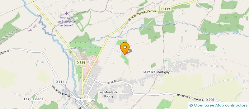 localisation de l'entreprise MONSIEUR JEAN-BERNARD SPRUYTTE  CORMEILLES