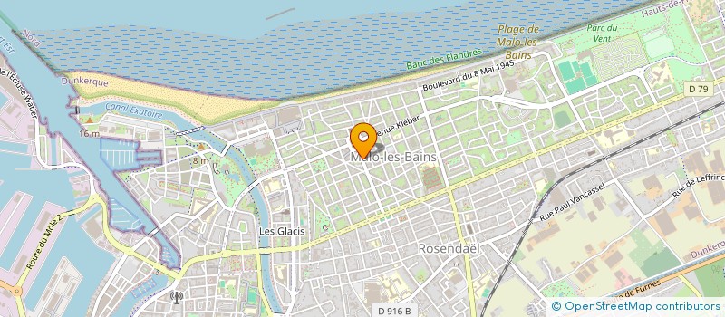 localisation de l'entreprise MONSIEUR JEAN-BERNARD VANSTEENE à DUNKERQUE