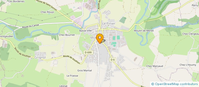 localisation de l'entreprise MONSIEUR JEAN-BERNARD VIDAL à MONTBRON