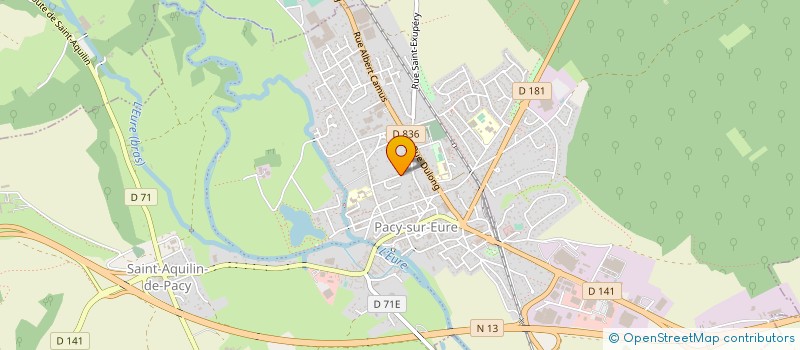 localisation de l'entreprise MONSIEUR JEAN-BERNARD VILLAUME  PACY-SUR-EURE