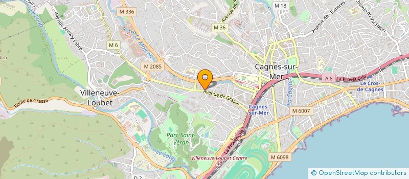 localisation de l'entreprise MONSIEUR JEAN BERNARDI à CAGNES-SUR-MER