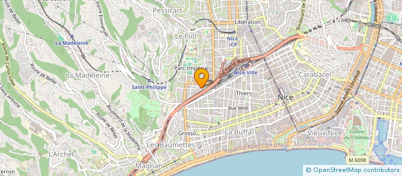 localisation de l'entreprise MONSIEUR JEAN BERNARDI à NICE