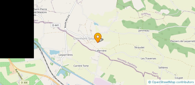 localisation de l'entreprise MONSIEUR JEAN BERNARDIN à CLERMONT-SOUBIRAN
