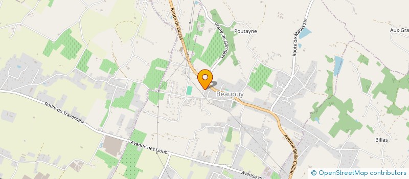 localisation de l'entreprise MONSIEUR JEAN BERNES  BEAUPUY