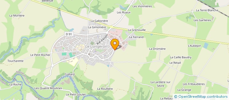 localisation de l'entreprise MONSIEUR JEAN BERNIER à SEVREMOINE