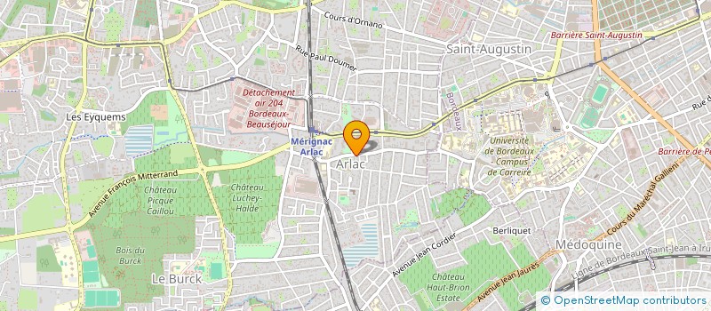 localisation de l'entreprise MONSIEUR JEAN BEROT  MERIGNAC