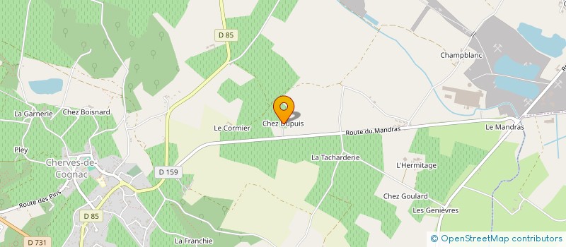 localisation de l'entreprise MONSIEUR JEAN BERQUE à VAL-DE-COGNAC