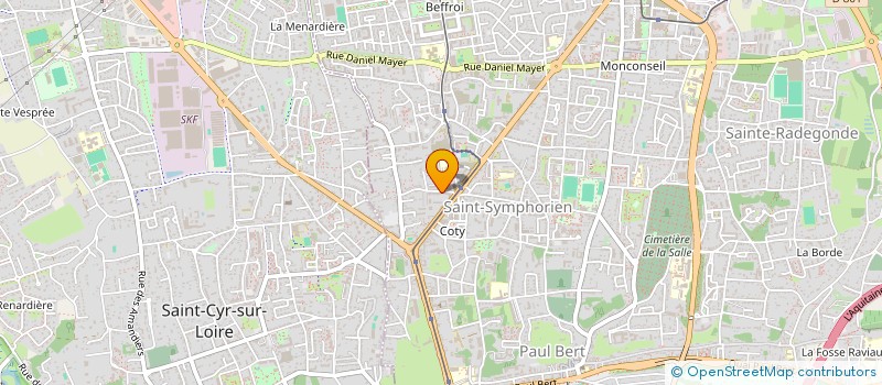 localisation de l'entreprise MONSIEUR JEAN BERRA  TOURS