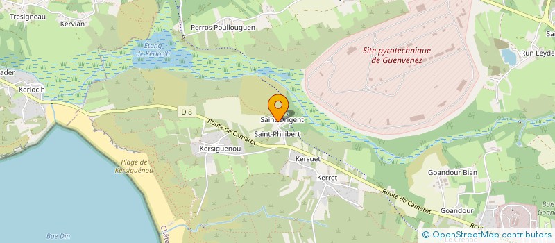 localisation de l'entreprise MONSIEUR JEAN BERREHAR  CROZON