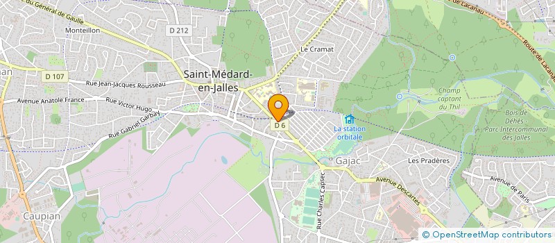 localisation de l'entreprise MONSIEUR JEAN BERRON à SAINT-MEDARD-EN-JALLES