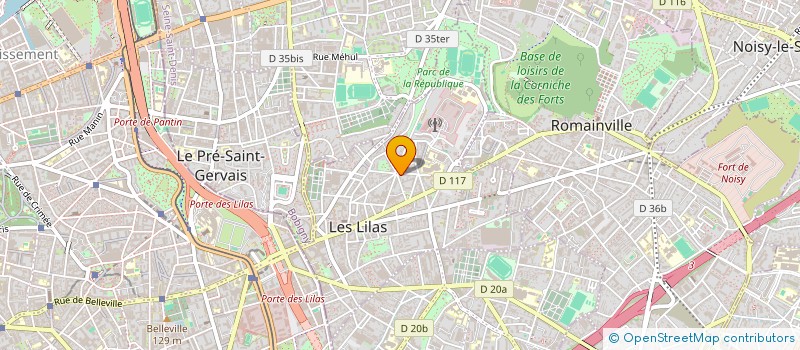 localisation de l'entreprise MONSIEUR JEAN BERRUER  LES LILAS