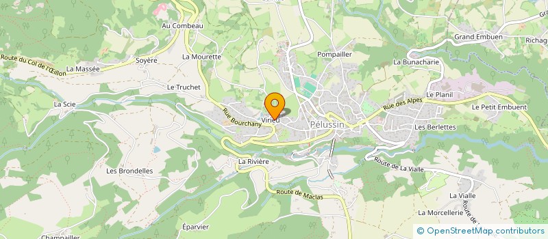 localisation de l'entreprise MONSIEUR JEAN BERSOULT à PELUSSIN