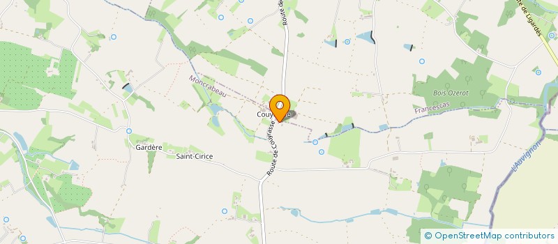 localisation de l'entreprise MONSIEUR JEAN BERTALOT  MONCRABEAU