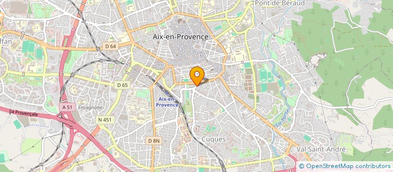 localisation de l'entreprise MONSIEUR JEAN BERTAUD à AIX-EN-PROVENCE