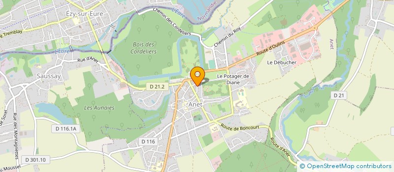 localisation de l'entreprise MONSIEUR JEAN BERTAUX à ANET