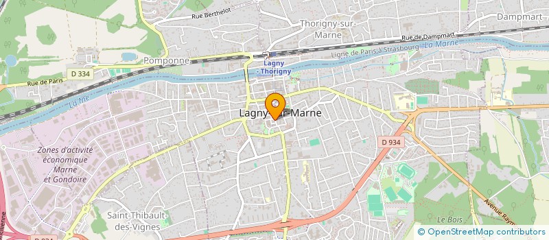 localisation de l'entreprise MONSIEUR JEAN BERTET à LAGNY-SUR-MARNE