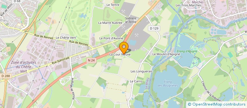 localisation de l'entreprise MONSIEUR JEAN BERTHAUX à LE RHEU