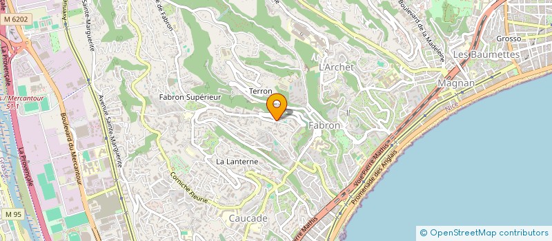 localisation de l'entreprise MONSIEUR JEAN BERTHE à NICE