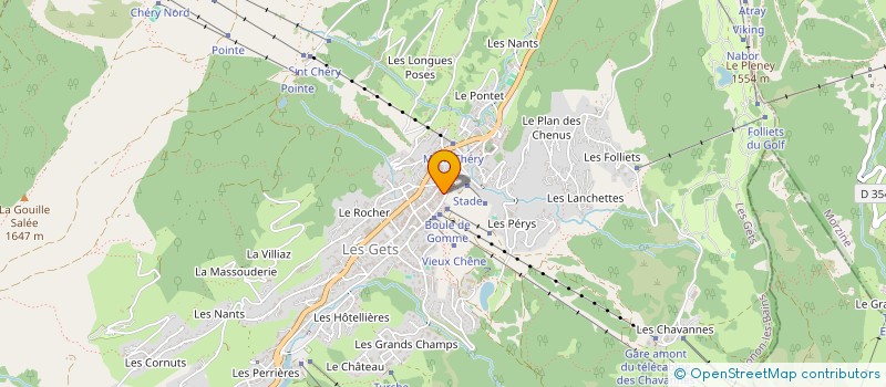 localisation de l'entreprise MONSIEUR JEAN BERTHET  LES GETS