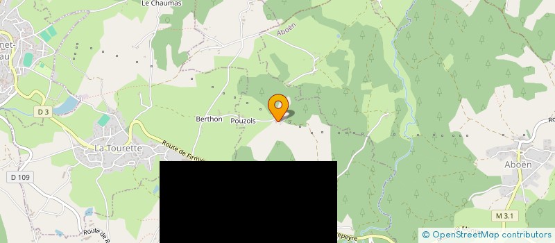 localisation de l'entreprise MONSIEUR JEAN BERTHET  SAINT-NIZIER-DE-FORNAS