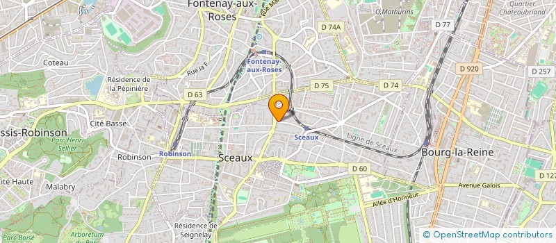 localisation de l'entreprise MONSIEUR JEAN BERTHIER à SCEAUX