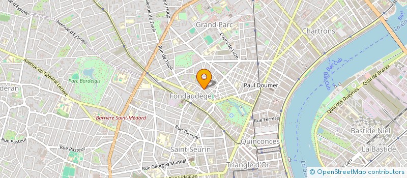 localisation de l'entreprise MONSIEUR JEAN BERTHOMIEU à BORDEAUX