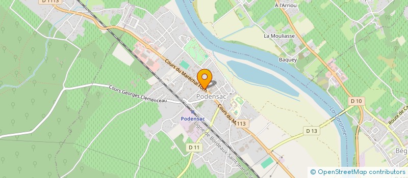 localisation de l'entreprise MONSIEUR JEAN-BERTHY TARTAS  PODENSAC