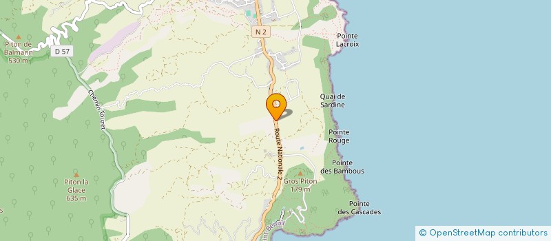 localisation de l'entreprise MONSIEUR JEAN BERTIL  SAINTE-ROSE