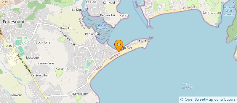 localisation de l'entreprise MONSIEUR JEAN BERTIN à FOUESNANT