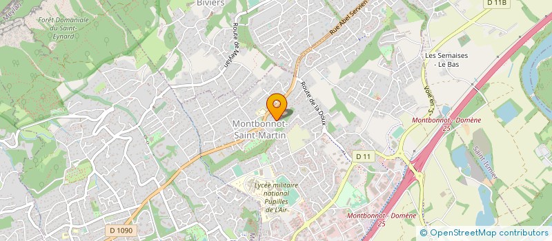 localisation de l'entreprise MONSIEUR JEAN BERTOIN  CLAIX