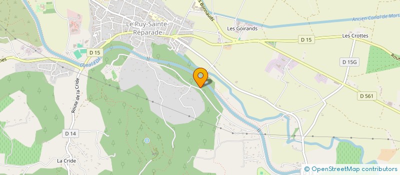 localisation de l'entreprise MONSIEUR JEAN BERTOLOTTO à LE PUY-SAINTE-REPARADE