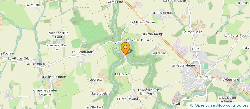 localisation de l'entreprise MONSIEUR JEAN BERTON  CORSEUL