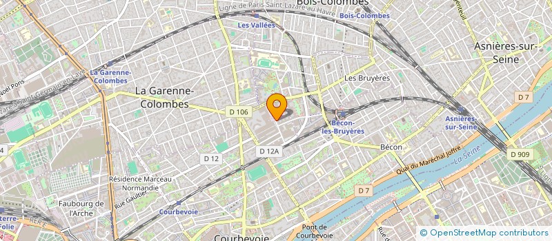localisation de l'entreprise MONSIEUR JEAN BERTONI à COURBEVOIE