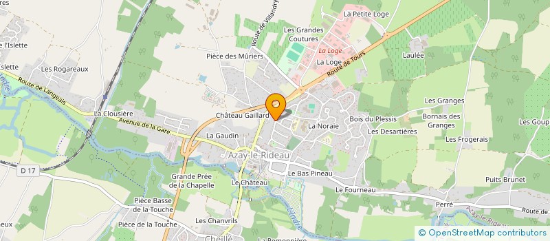 localisation de l'entreprise MONSIEUR JEAN BERTRAND  AZAY-LE-RIDEAU