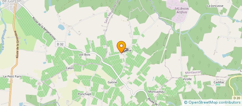 localisation de l'entreprise MONSIEUR JEAN BERTRAND  PORT-SAINTE-FOY-ET-PONCHAPT