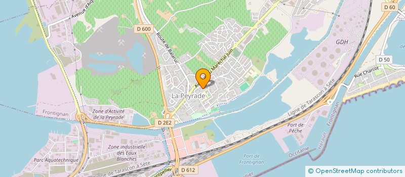 localisation de l'entreprise MONSIEUR JEAN BERTRAND à FRONTIGNAN