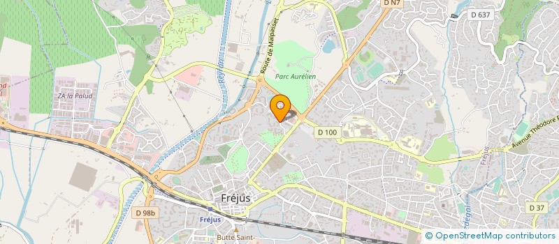 localisation de l'entreprise MONSIEUR JEAN BERTRAND  FREJUS