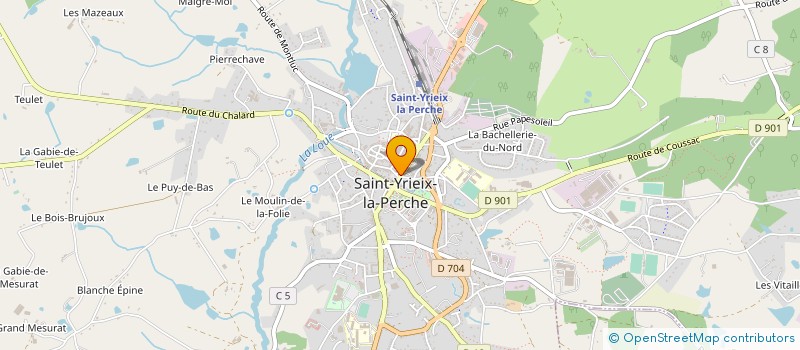 localisation de l'entreprise MONSIEUR JEAN-BERTRAND BOUCARD à SAINT-YRIEIX-LA-PERCHE